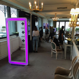 Miroir / borne photo / photobooth (hôtel)